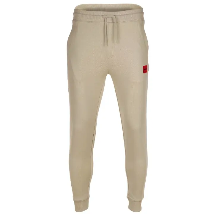 HUGO Pantalones largos para hombre- Doak212, pantalones de chándal, logotipo, algodón Doak212 - 1