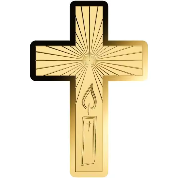 CROSS 1/1000 Oz Moneda Gold 3000 Francs Chad 2025 - 1