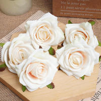 10pcs Flores Artificiales Rosas Silken Para Decoración De Casamiento Arreglo De Centro De Jardín Y Scrapbook Decoración De Hogar - details 4