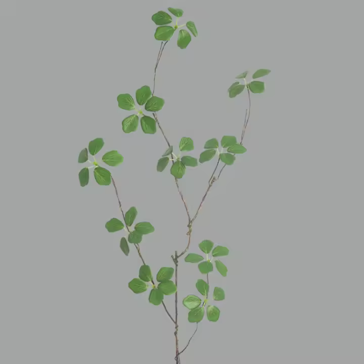 Rama De Planta Artificial De Loto Guanyin 90Cm Hojas De Loto Para Decoración Zen Interior Arreglo Floral Silken Sin Químicos - 1