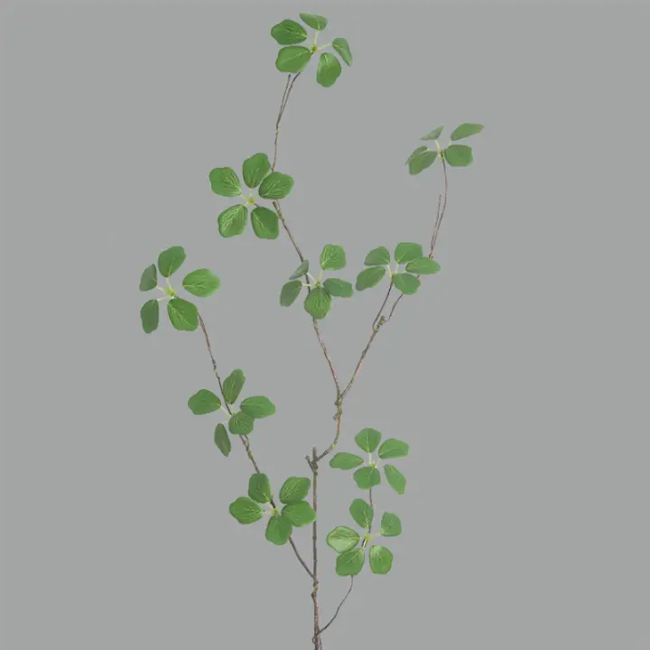 Rama De Planta Artificial De Loto Guanyin 90Cm Hojas De Loto Para Decoración Zen Interior Arreglo Floral Silken Sin Químicos - 1