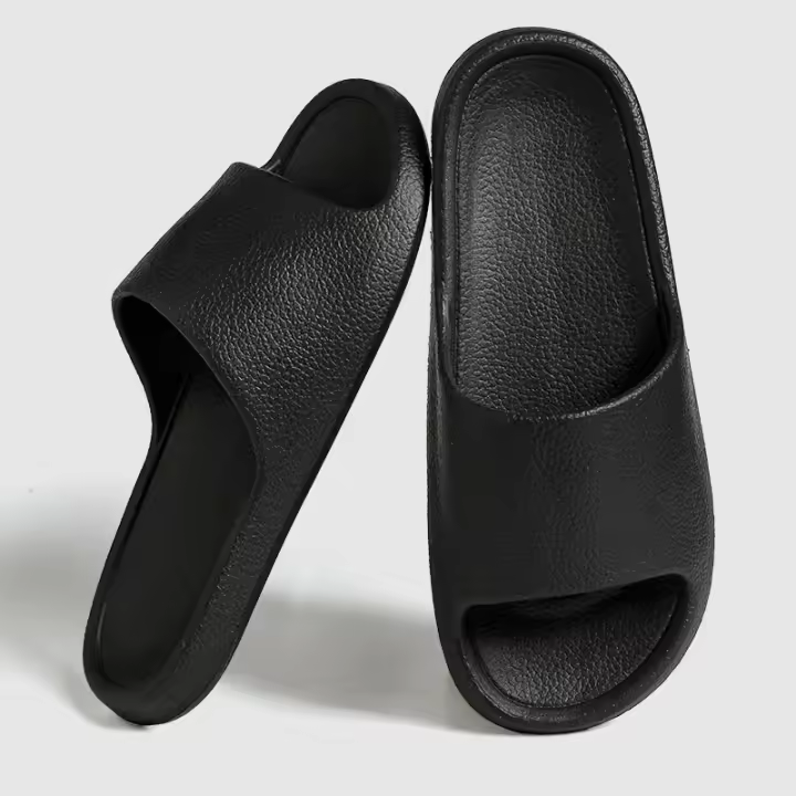 Sandalias De Moda Para Hombres Y Mujeres Antideslizantes Resistentes Al Desgaste Suela Gruesa Cómodas Pantuflas De Casa Para Baño - 1