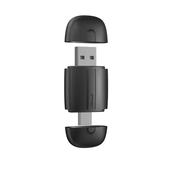 Adaptador Wireless Carplay Android Auto 2en1 Para Volvo VW Toyota Skoda Seat Nissan Mazda GMC MG Jeep Audi Dongle Inteligente Con Bluetooth 5.0 Wifi 2.4G+5G - 1