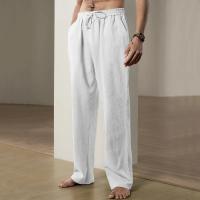 Nuevos Pantalones Anchos Para Hombre Algodón Ligeros Deportivos Streetwear Verano Color Sólido Grande Pantalones De Sudor - details 4