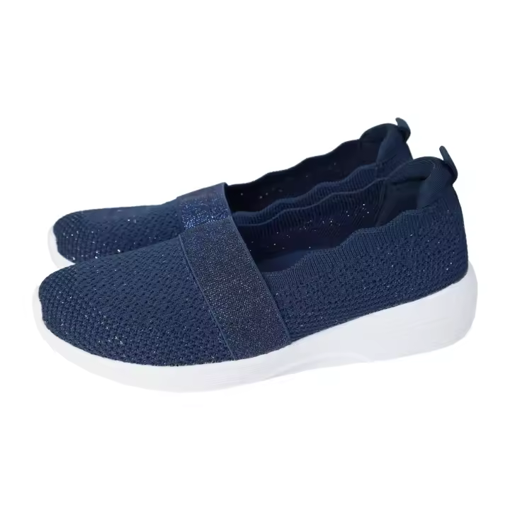 Deportivos marca DOCTOR CUTILLAS para mujer en color marino. DEPORTIVAS ELÁSTICAS - 1