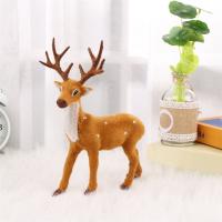 Reindeer De Peluche Simulación Para Decoración De Navidad Y Año Nuevo Tamaño 15/20/25/30/35/40cm Adornos De Ciervo Para El Hogar - details 7