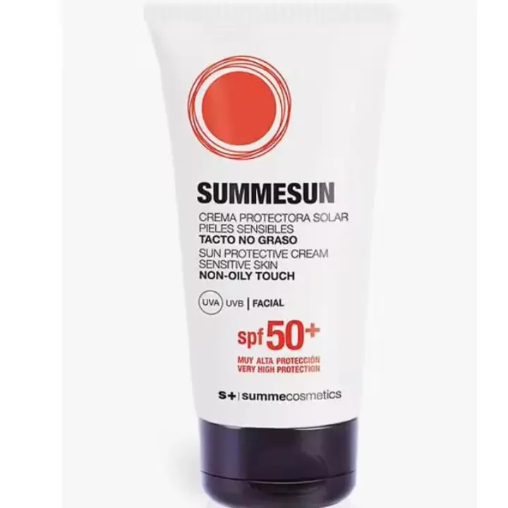 SUMMESUN SPF50+ PIELES SENSIBLES CREMA PROTECTORA SOLAR TACTO NO GRASO - 1
