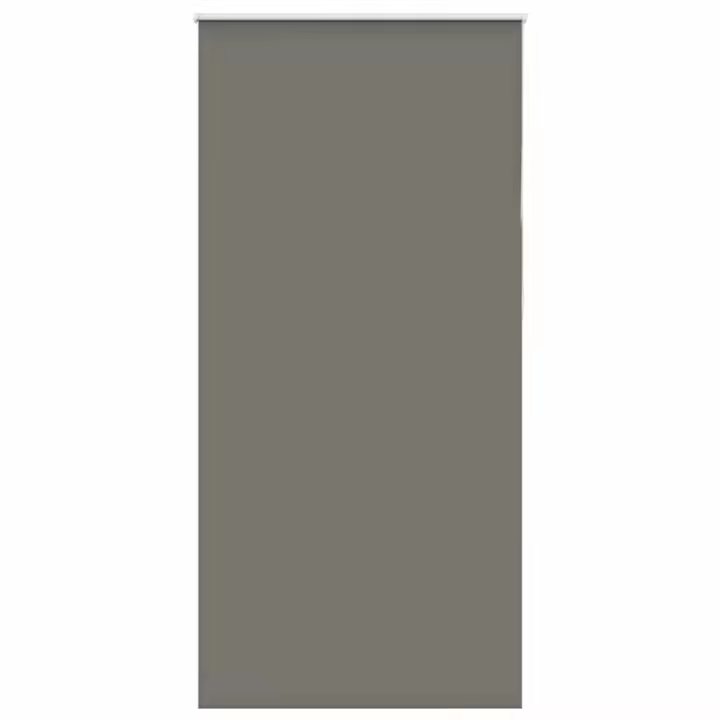 vidaXL Estor Enrollable Opaco gris 95x230 cm Tela Ancho 95x130 cm - 1