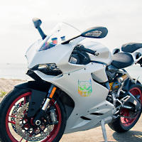 Pegatina De Motocicleta Con Patrón De Perro Pitbull Reflectante Para Coche Moto Auto Decal JDM Vinilo Estilo 19*15cm - details 7