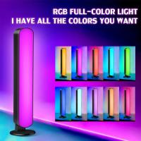 2pcs Luz Nocturna LED RGB Con Control Remoto Para Decoración De Habitación De Juego Sala De TV Barra Música Rítmica Lámpara Sin Incluir Baterías - details 7