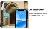 Cámara De Seguridad Inalámbrica Exterior 5MP Con Batería WiFi Cámara AI Con Silbato Y Luz De Escenario Visión Nocturna Compatible Con APP Tuya - details 2