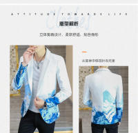Chaleco De Moda Para Hombre Estilo Británico Slim Con Estampado Performance Al Aire Libre Casual Para Bodas Y Banquetes - details 2