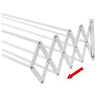 Tendedero de pared para interiores, hogar, dormitorio, baño, percha retráctil, percha fija estirable, almacenamiento de toallas y ropa60cm - details 4