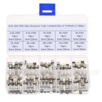 Juego De 100 Piezas De Fusibles De Vidrio Para Coche 5x20mm Fusible Rápido En Tubo De Vidrio 0.2A-20A Kit De Repuesto Para Automóvil - details 3