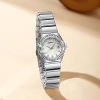 Reloj De Lujo Para Mujer Resistente Al Agua Con Iluminación Luminosa Y Mostrador De Calendario Acero Inoxidable Reloj De Cuarzo De Alta Calidad - details 3