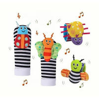 Juego De 4 Relojes Para Bebés Con Pulseras Y Calcetines Juguete Educativo De Sonido Para Niños Recién Nacidos a 6 Años - details 4