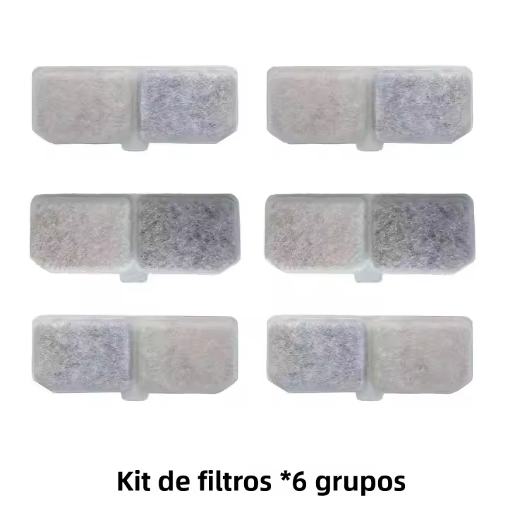 Fuente De Agua Para Gatos 2 En 1 Alimentador Automático Y Tazón De Agua 3L Con Filtro Recirculante Dispensador De Agua Para Mascotas - 1