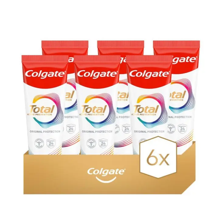 Pasta de Dientes Colgate Total Prevención Activa Original 75ml - Pack de 6 - 1