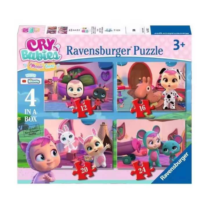 Puzzle cry babies progresivo Bebes Llorones de Ravensburger - 1