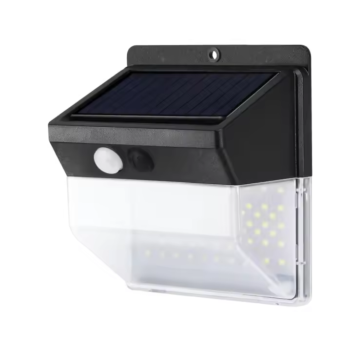 Aplique LED Solar con Sensor Vertical 7W Fría Matel - 1