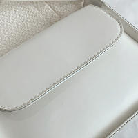 Bolso De Hombro Para Mujer De Moda En Cuero PU Color Sólido Bolso De Armpita Diseñador Bolsa De Mano Y Monedero Para Niñas - details 27