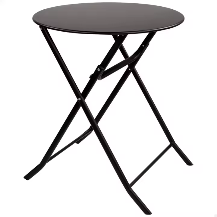 Mesa redonda plegable de metal  Aktive 60x70 cm (Color Baby 61047) - 1