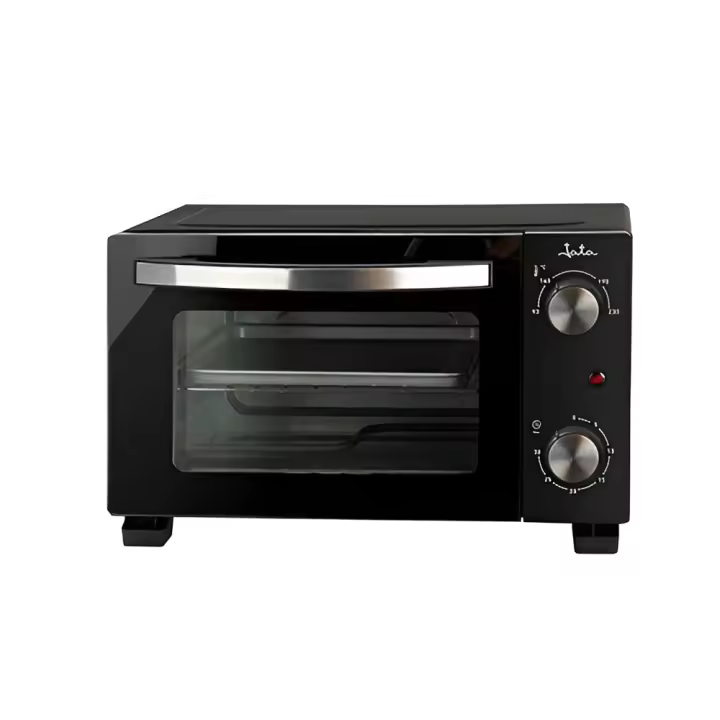 Jata JEHN910 - Mini Horno 10L con Grill, Horno, Temporizador, Termostato, Ajuste Temperatura, Bandeja y Parrilla, Color Negro/Inox - 1
