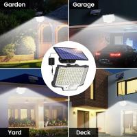 Lámpara Solar Exterior LED 160/128 Con 3 Modos Luz De Decoración Para Jardín Y Parque Sensor De Movimiento PIR Impermeable IP65 - details 1