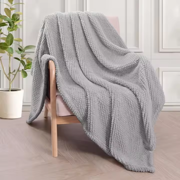 Manta Sofa, Manta Polar, Manta para Cama, Manta de Franela Suave y Cálida - 1