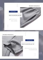Conjunto Deportivo Casual Para Hombres Mayores MINISO Otoño Invierno Camiseta Y Cardigan Dos Piezas Moda Joven - details 12