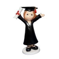 Lote de 10 Figuras Niña Graduada Disok - Regalos para Fiestas y Celebraciones Graduado Graduaciones - details 0