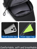 Bolso De Hombro Para Hombre Casual Impermeable Y Resistente Al Desgaste Con USB Recargable Y Compartment Interior Bolsa De Pecho - details 8