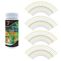 Papel De Prueba Para Calidad Del Agua 7-en-1 Para Acuarios Y Peceras 50/100PCS Medición De Unidad Principal: No Contiene Químicos Peligrosos - details 7