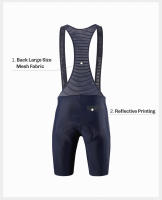 RION Shorts Ciclismo Para Hombre MTB Con Alforjas Y Suspensores Tights De Verano Bicicleta De Montaña Biker Bibs Con Almohadilla 3D 5H Pierna Sin Costuras - details 11