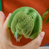 Pantuflas Verdes De Peluche Para Niños Con Patrón De Dinosaurio Lindo Antideslizantes Para Uso Interior Tallas Para Edad 3-6 Años - details 3