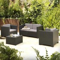 Conjunto de jardin/terraza de 2 sillones+1 sofa+1 mesa. diva tropea grafit sp berner 8410474550017 75379 SP BERNER - details 1