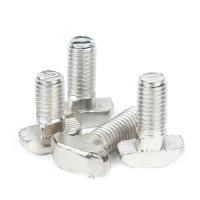 50pcslot M5 M6 M8 T Perno Tornillos para Accesorios de Perfil de Aluminio Norma European T-Tornillo Perno de Martillo en Forma de T 20304045 - details 2