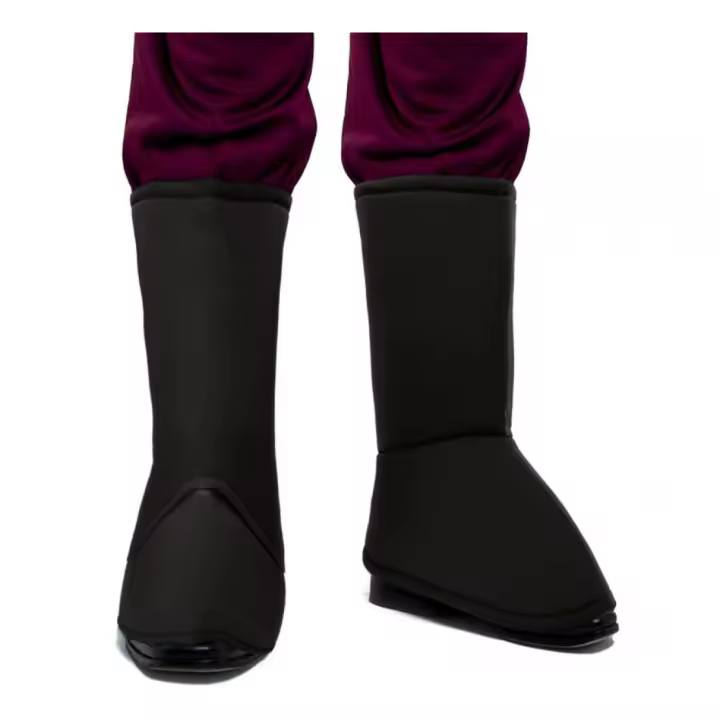 Partilandia Cubrebotas Medievales negro infantil - 1