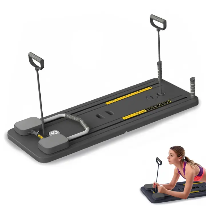 Tabla de Fitness multifuncional, soporte supino para ejercicios abdominales, placa Abdominal de Abdomen convreada, rueda de rodillo Ab, tablero de entrenamiento - 1