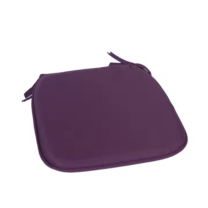 UD - Set de 6 Cojines de Silla Redondos 40 cm – Cómodos y con Vendaje para Mejor Sujeción - 1
