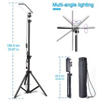 Lámpara De Trabajo LED Portátil Para Exteriores Con Trípode USB Luz De Camping Collapsible Spotlight SMD Telescópico Para Picnics En El Exterior - details 8