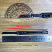 Cuchillo De Utilidad Con 10 Hojas De Corte Para Bolsillo Herramienta De Demolición Para Papel Y Corte - details 0