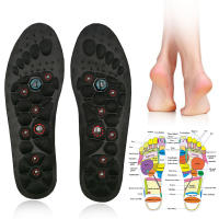 Suela De Zapato Con Masaje Magnético Relajante Ortótica Para Pie Soporte De Arco Para Caminar Cuidado De La Salud Confort Y Alivio Del Dolor - details 8