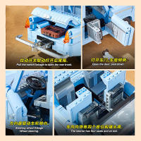 Set De Bloques De Construcción Creativo Para Niños Y Adultos Modelo De Carro Volador En El Mundo Mágico 1390 Piezas Regalo Educativo Para Cumpleaños Y Navidad - details 5