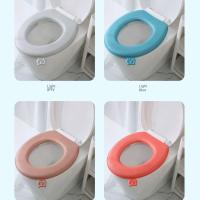 Cubierta De Inodoro Universal EVA Impermeable Con Asa Para Todas Las Estaciones Matriz De Baño Lavable Y Antideslizante - details 5