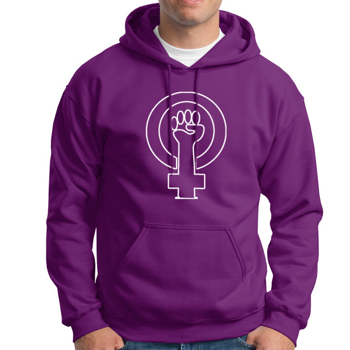 Sudadera con capucha Feminismo. 8 de marzo. Si se puede. Feminista. Igualdad. Dia de la mujer. Stop machismo. Varios colores. Todas las tallas.
