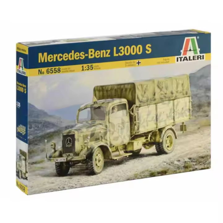 Camión de carga alemán L3000 S Italeri-6558 - 1