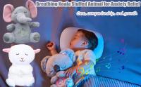 Koala relajante de Plush portáil, nutria que dierme, breathes y Alivia La Ansiedadcon Luz musical y Chupete. - details 0