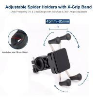 Soporte Ajustable Para Teléfono Móvil En Bicicleta Y Motocicletas Con Clip X Montaje Para GPS Compatible Con iPhone - details 1
