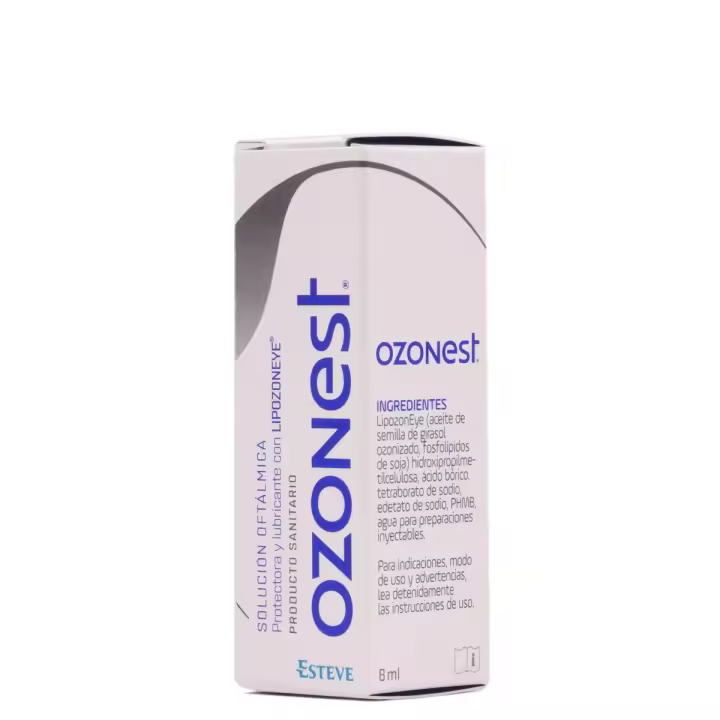 Esteve - Solución Oftálmica OZONEST 8 ML - Protege y Lubrica - Tratamiento Ojo Seco - 1